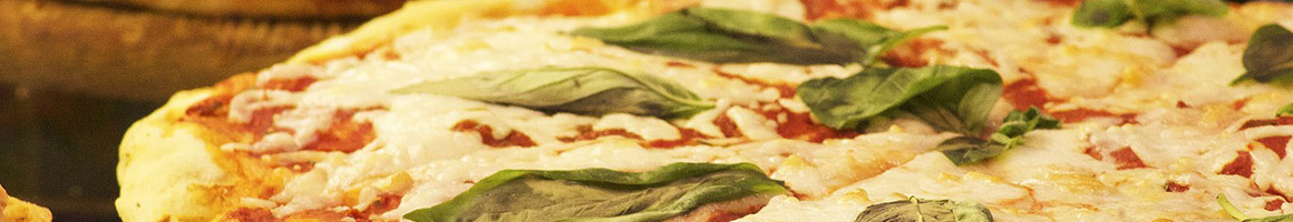 Eating Italian Pizza at Little Italy V restaurant in Biglerville, PA.
